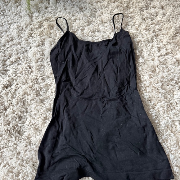 Stylish black Chic Black athletic workout women’s lightning tight tank top Spagh - Picture 2 of 4